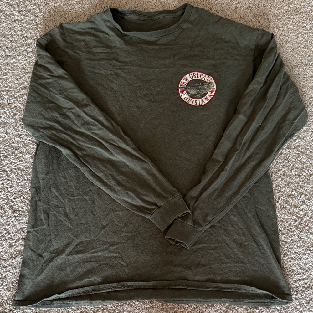 Mens New Orleans Long Sleeve Shirt